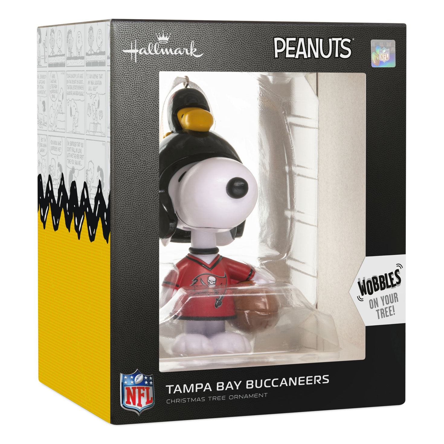 Snoopy Tampa Bay Buccaneers Christmas Ornament  image number 7
