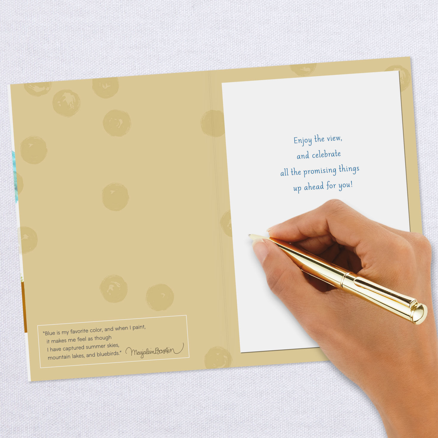 Marjolein Bastin Blue Skies of Possibility Birthday Card, , large image number 7