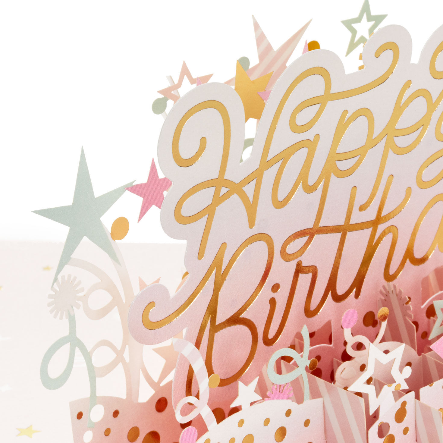 Here's to a Happy Year Ahead 3D Pop-Up Birthday Card for only USD 12.99 | Hallmark