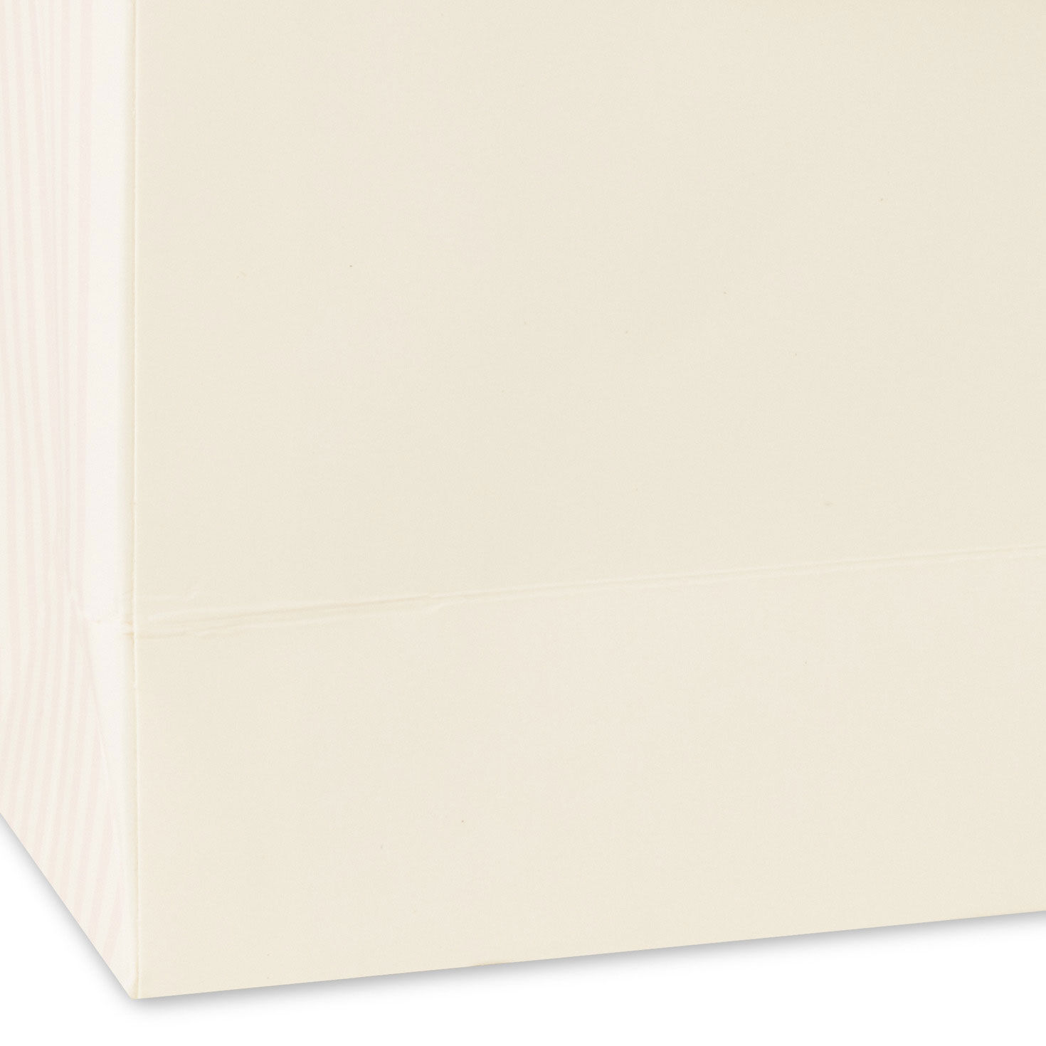 Flowery Butterfly on Ivory Small Gift Bag Base/Side Detail image number 5