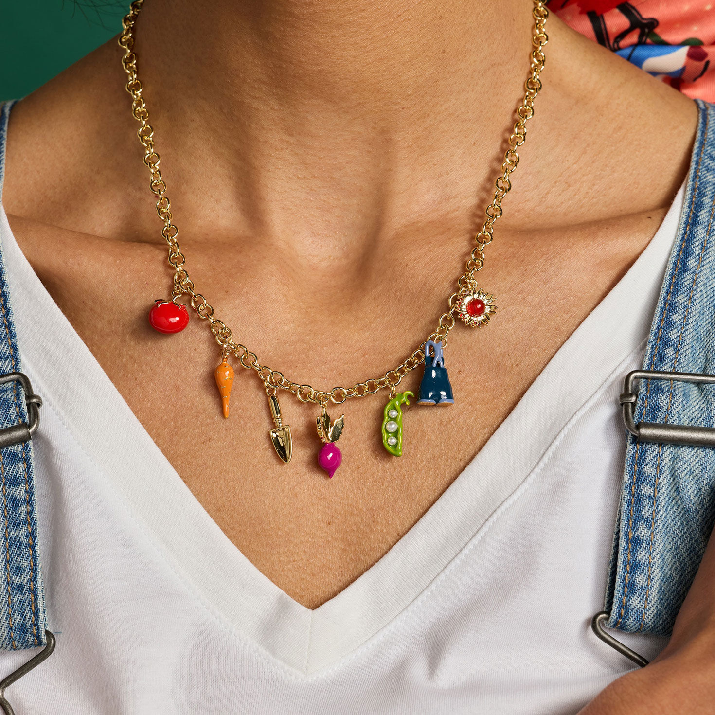 Alex And Ani Farmers' Market Charm Necklace in use image number 4