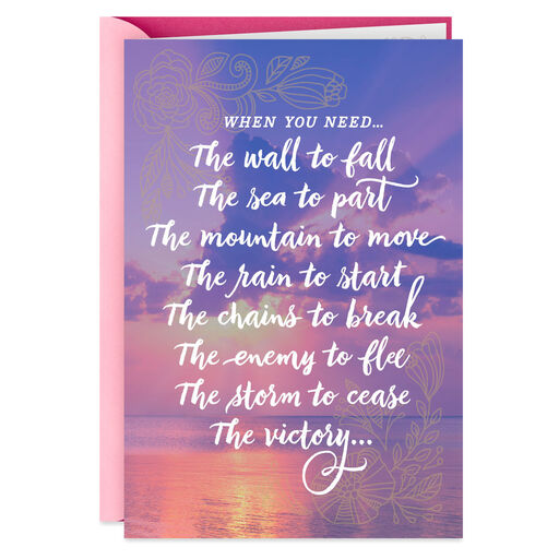 God Has Got You Covered Religious Encouragement Card, 