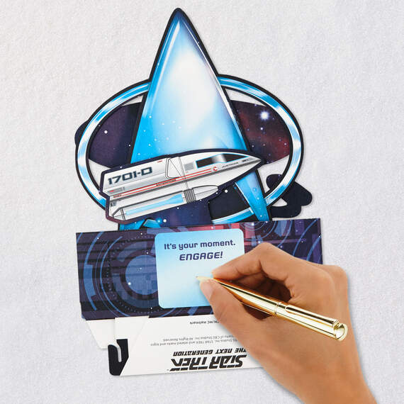 Star Trek™ Starfleet Incoming Message 3D Pop-Up Card, , large image number 7