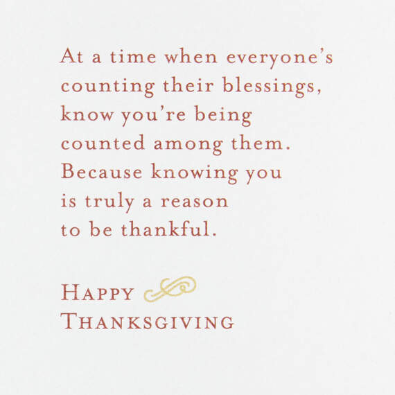 Happiness and Blessings Thanksgiving Card, , large image number 2