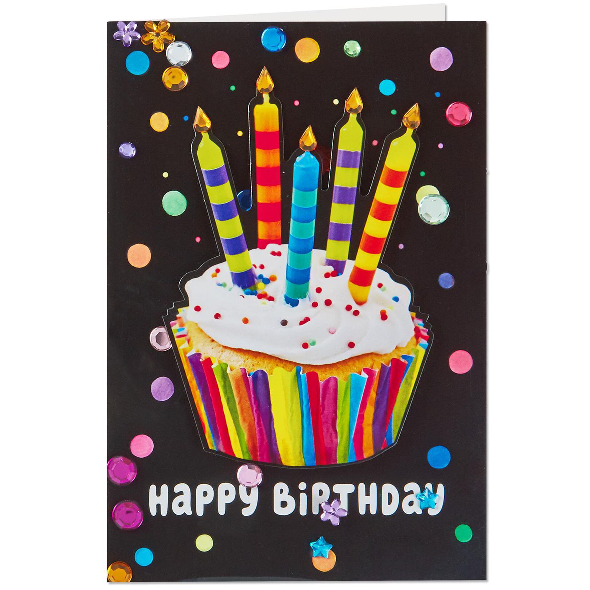 cupcake sprinkles musical birthday card greeting cards hallmark