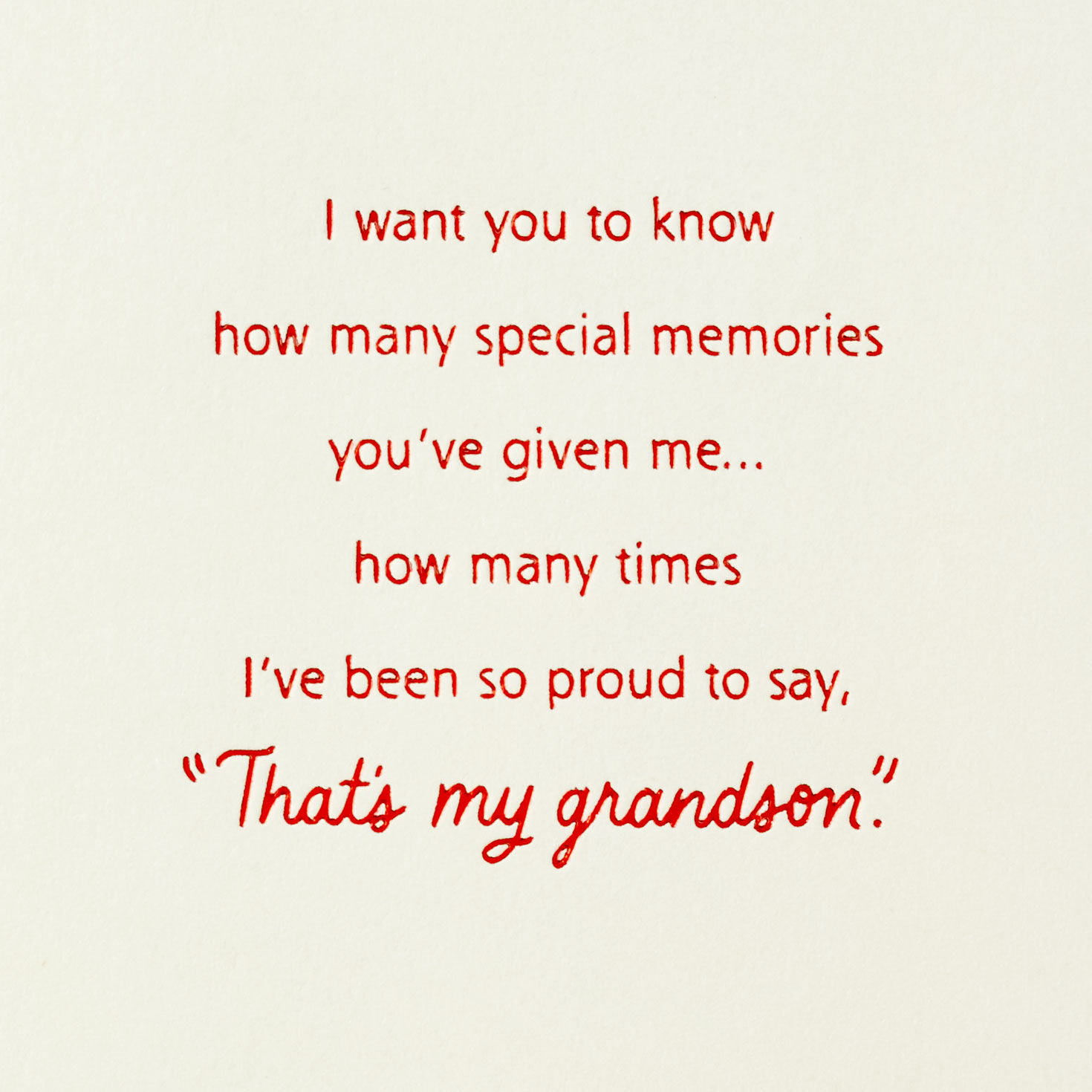 Vintage Car Christmas Card for Grandson sentiment image number 3