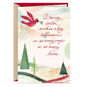 Cardinal Painting Over Trees Doctor Christmas Card Card Front image number 1