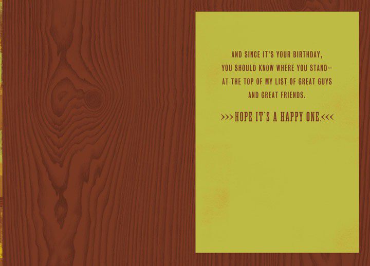 Tough Guy, Great Friend Birthday Card