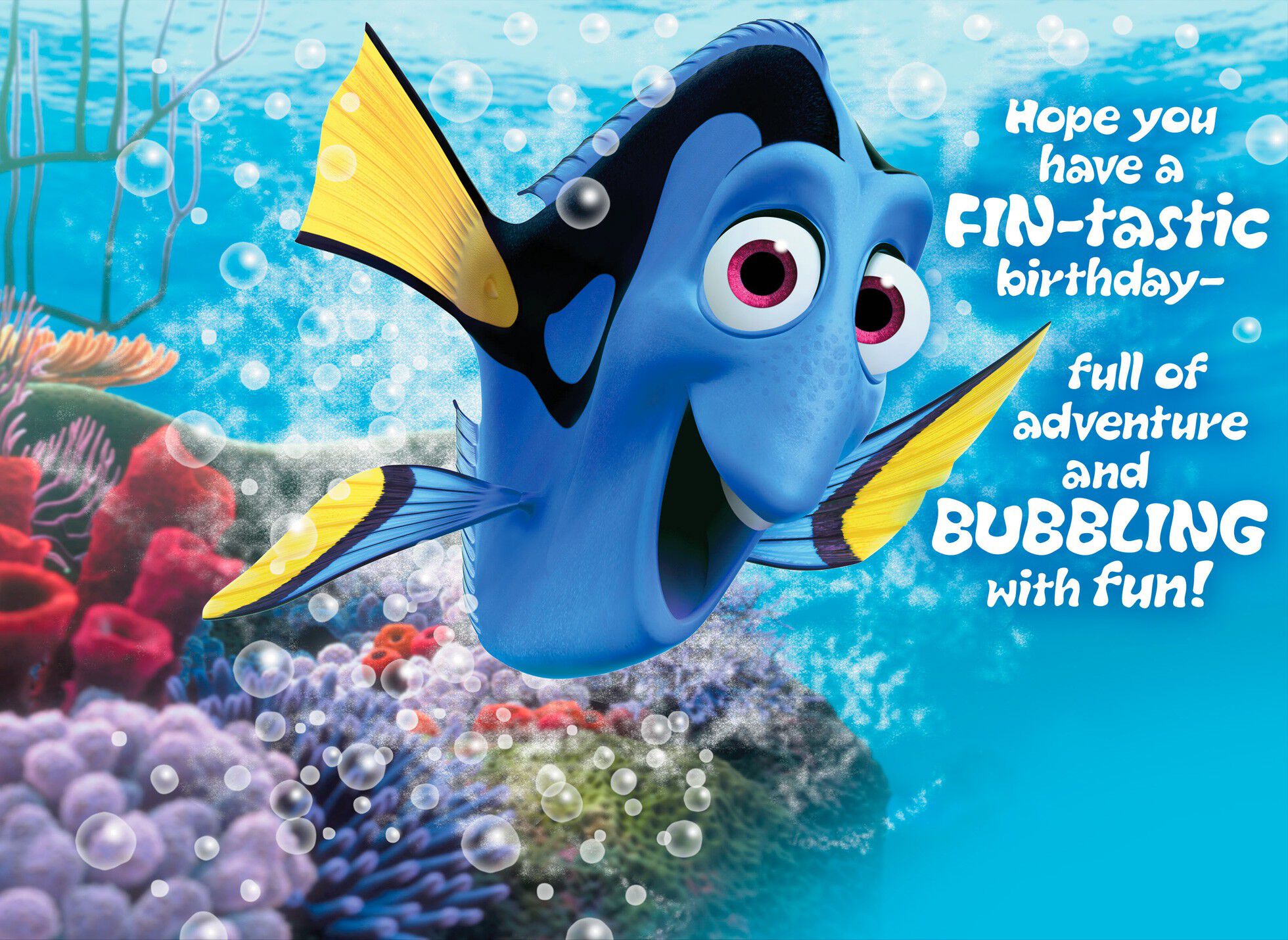 Make a Splash Kids Birthday Light and Song Card