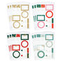 Winter Elegance Gift Tag Stickers fronts image number 1