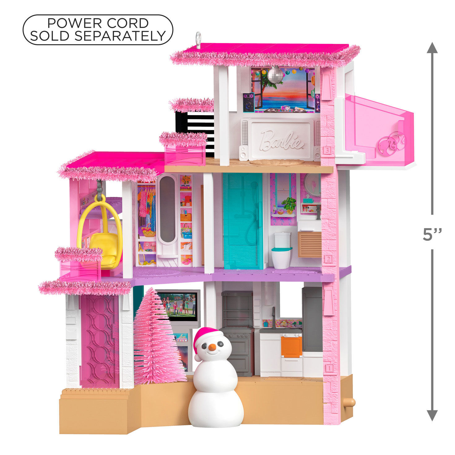 Barbie Dream House Keepsake Ornament  image number 3