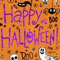 Happy Halloween Doodles Halloween Card, , large image number 4