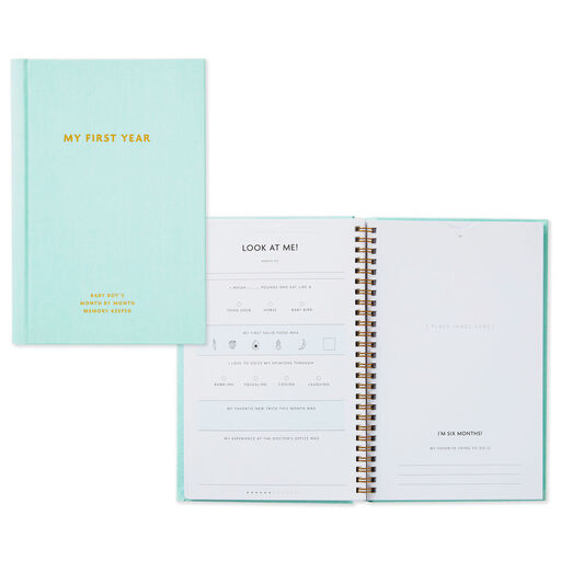 My First Year Baby Book for Boy, 