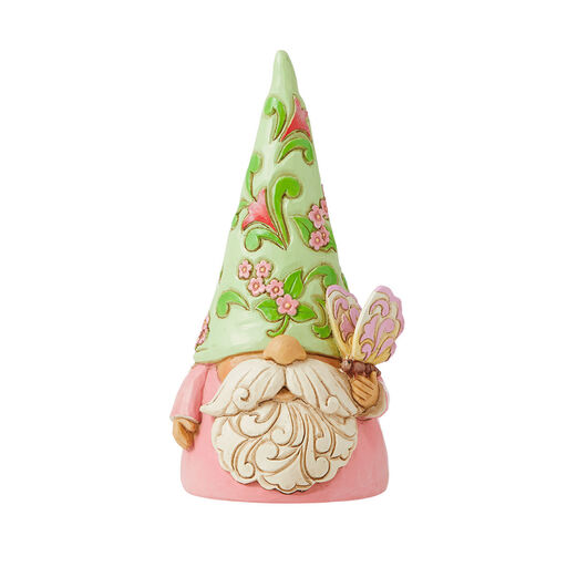 Jim Shore Gnome With Butterfly Figurine, 5.25", 