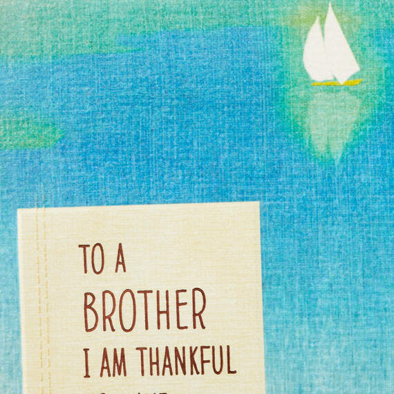 Thankful for You Birthday Card for Brother From Sister, , large image number 5