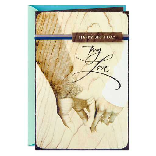 Safe, Warm and Loved Birthday Card for Husband, 