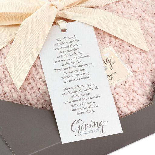 Dusty Pink Giving Heart Pillow, 
