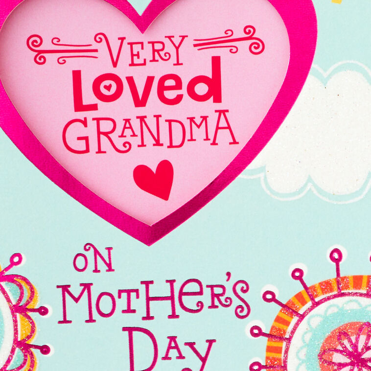 Very Loved Grandma Mother's Day Card With Sticker, , large image number 6