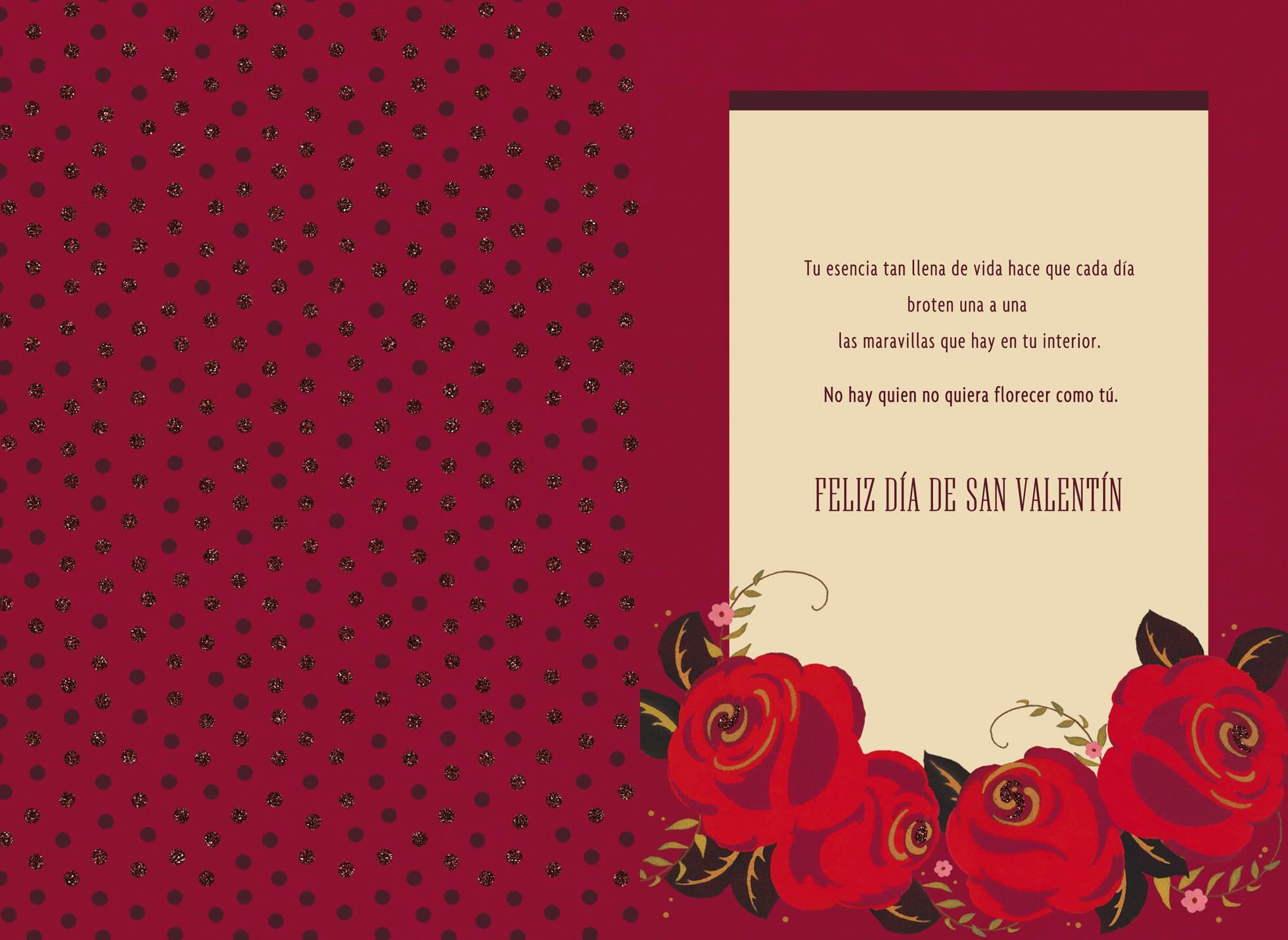 Blossom Spanish-Language Valentine's Day Card for Daughter