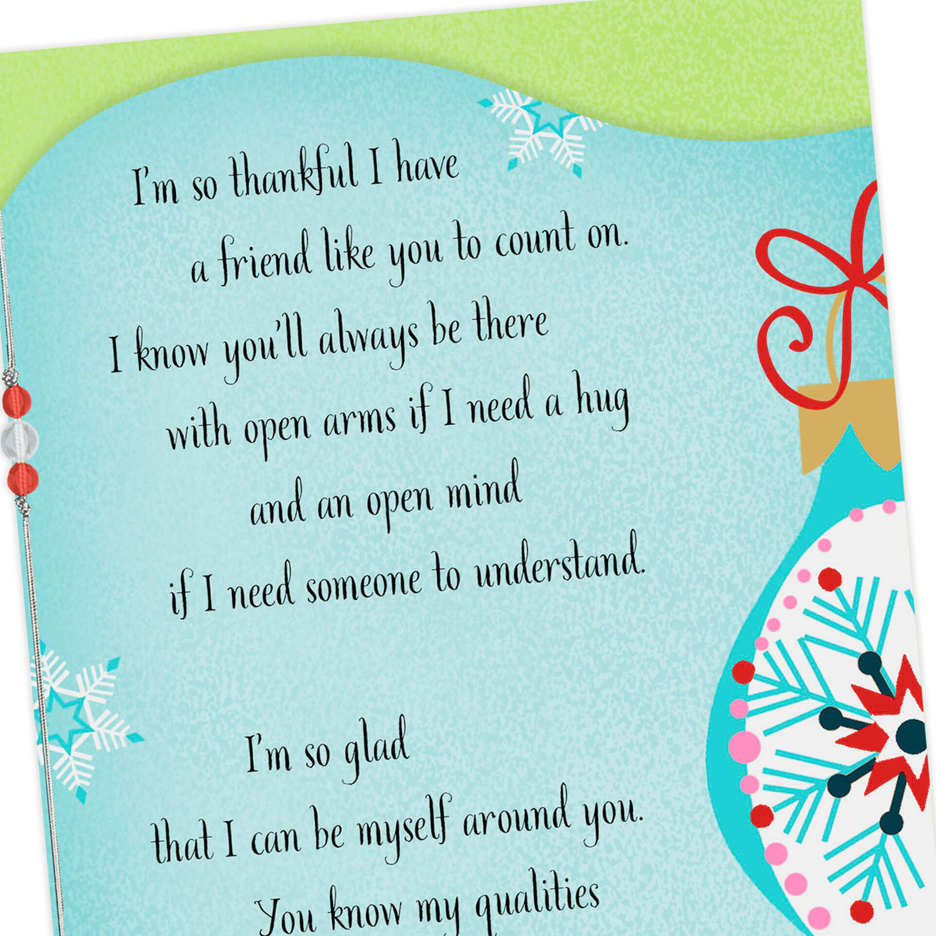 Between You And Me Thankful For You Christmas Card For Friend Greeting Cards Hallmark Between You And Me Thankful For You Christmas Card For Friend Greeting Cards Hallmark