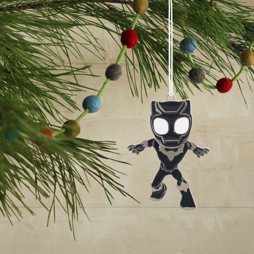 Marvel Spidey and his Amazing Friends Black Panther Moving Metal Hallmark Ornament, 
