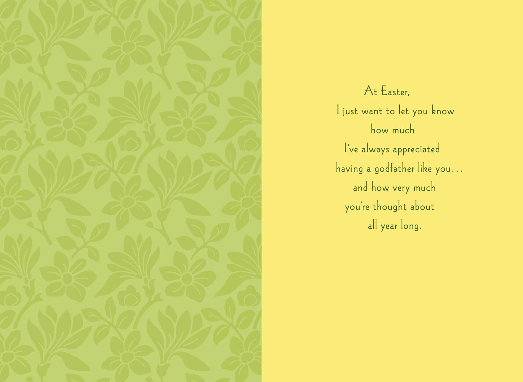 So Much Appreciation Easter Card for Godfather