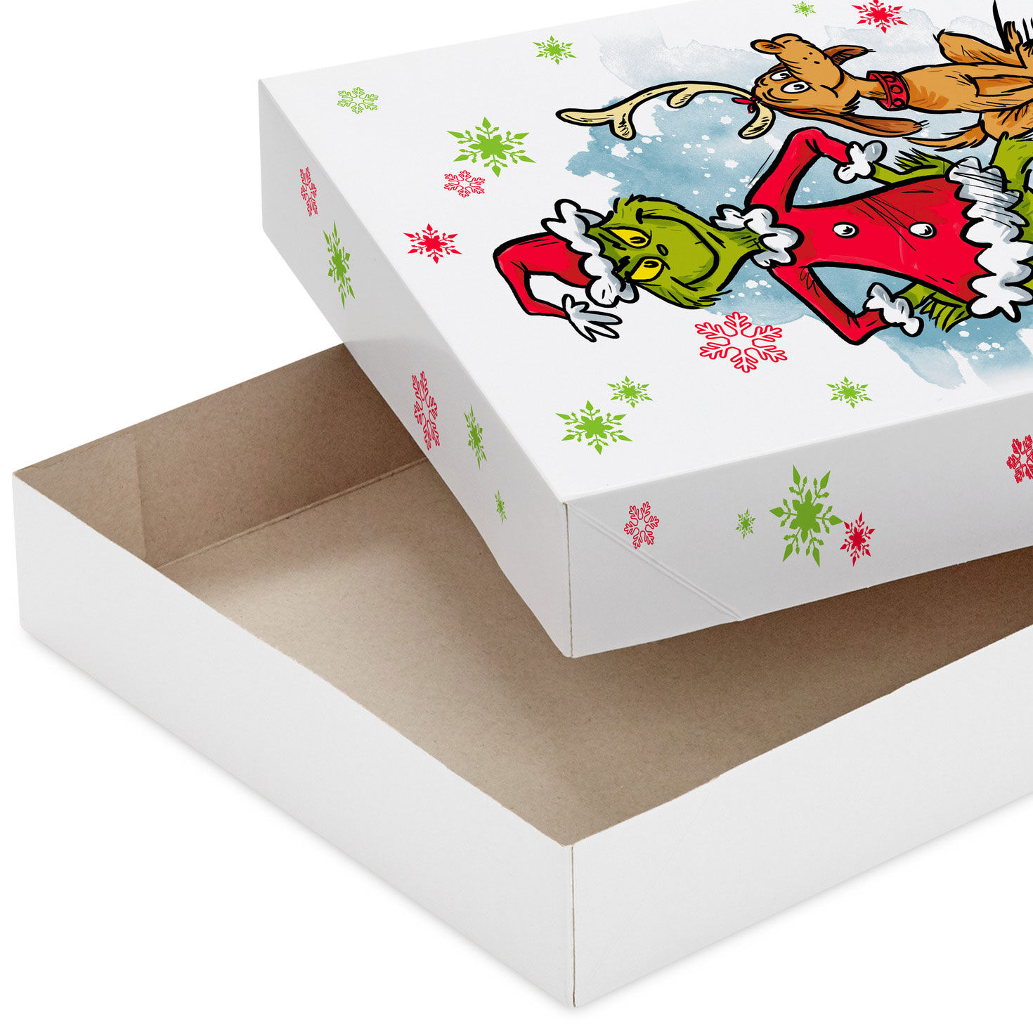 Dr. Seuss Grinch Red and White Christmas Gift Boxes open image number 5