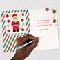 Lego Brick Santa Stickers Grandson Christmas Card Signing card image number 7