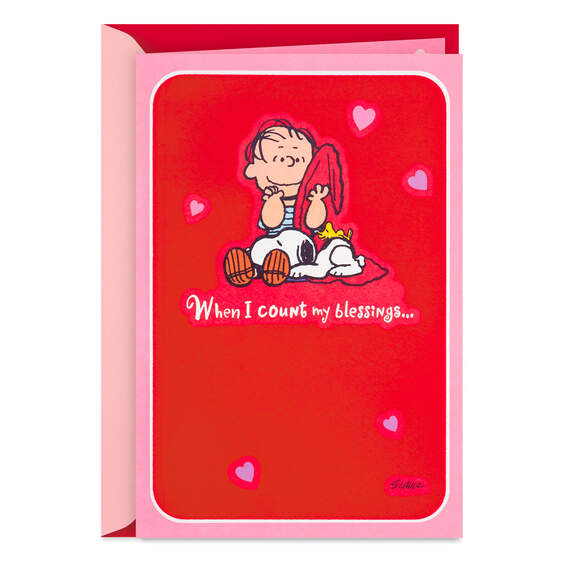Peanuts® Linus and Snoopy Count My Blessings Valentine's Day Card