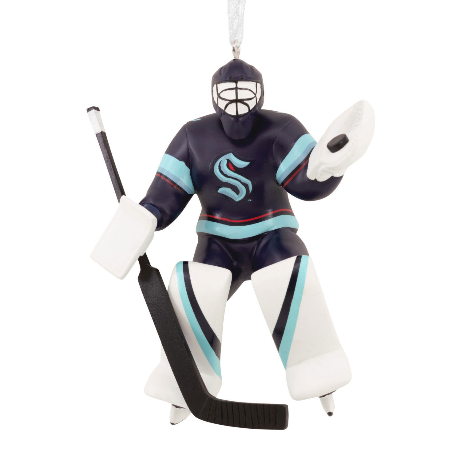 NHL Seattle Kraken™ Goalie Hallmark Ornament for only USD 14.99 | Hallmark