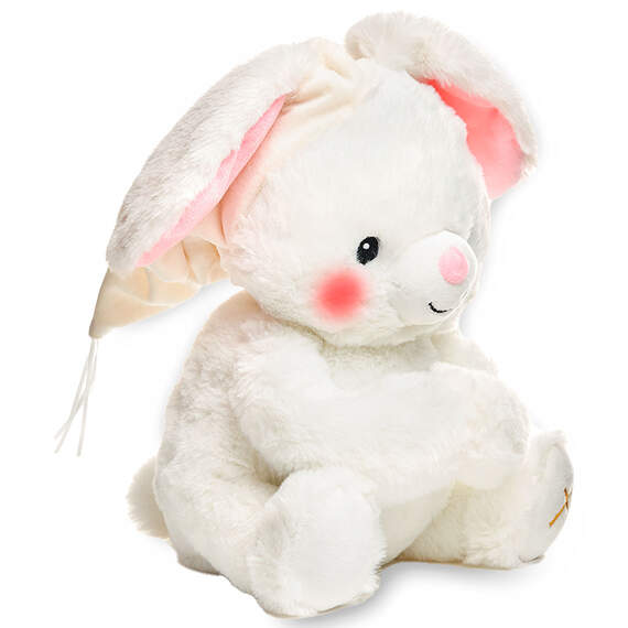 Paws for Prayer Bunny Stuffed Animal With Music and Light, 10" H, , large image number 2