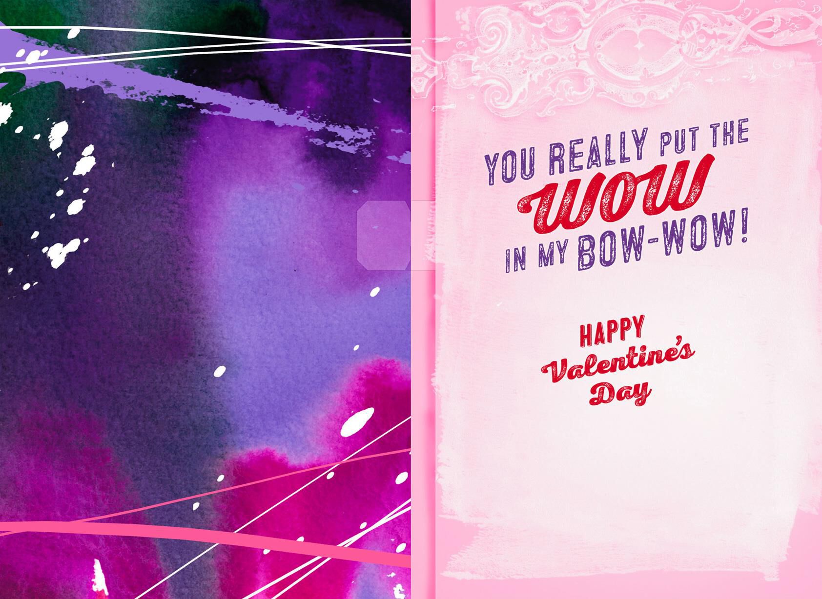 Atomic Puppy Love Musical Valentine's Day Card