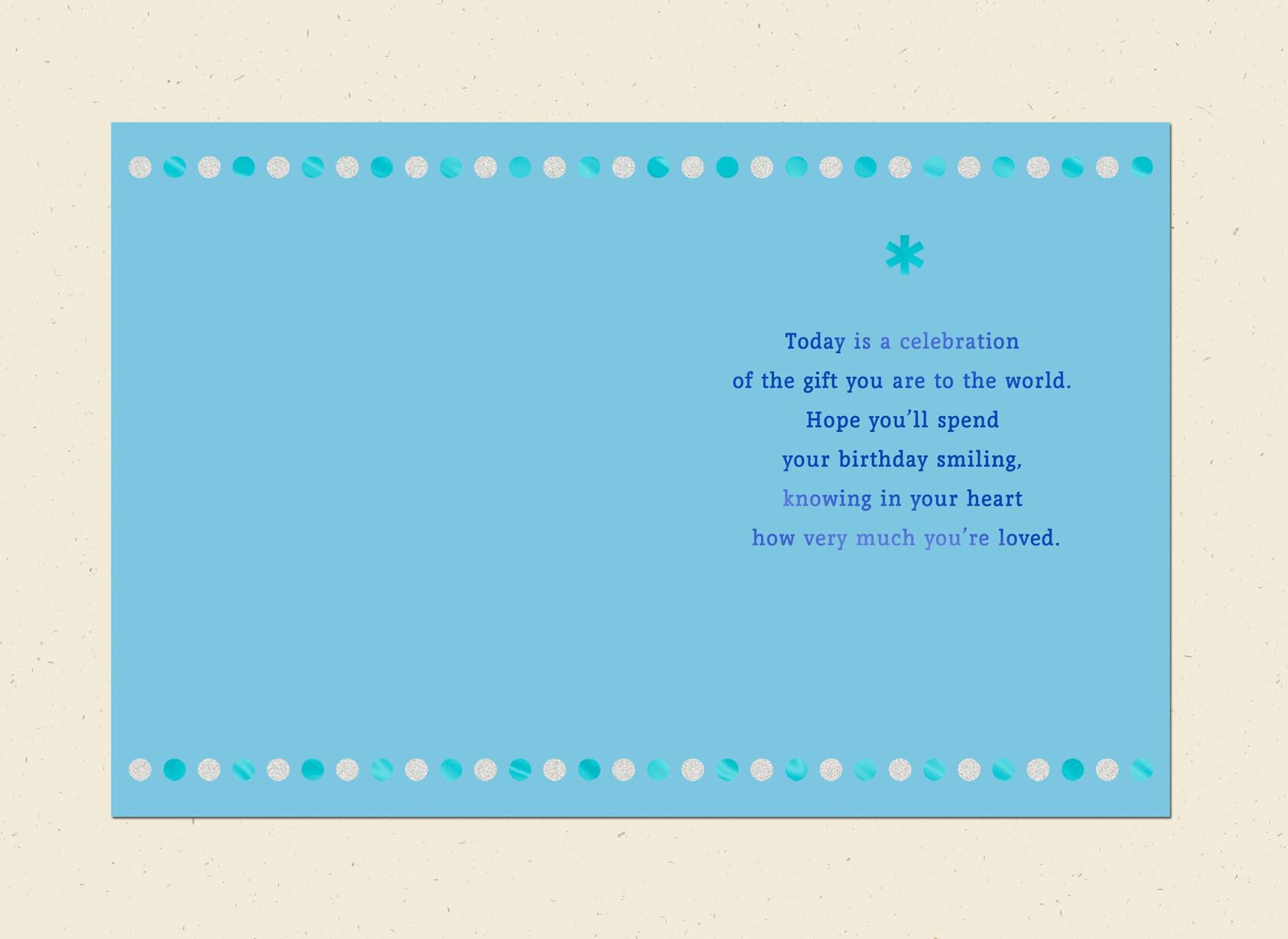 Bright Letters Birthday Card for Dad