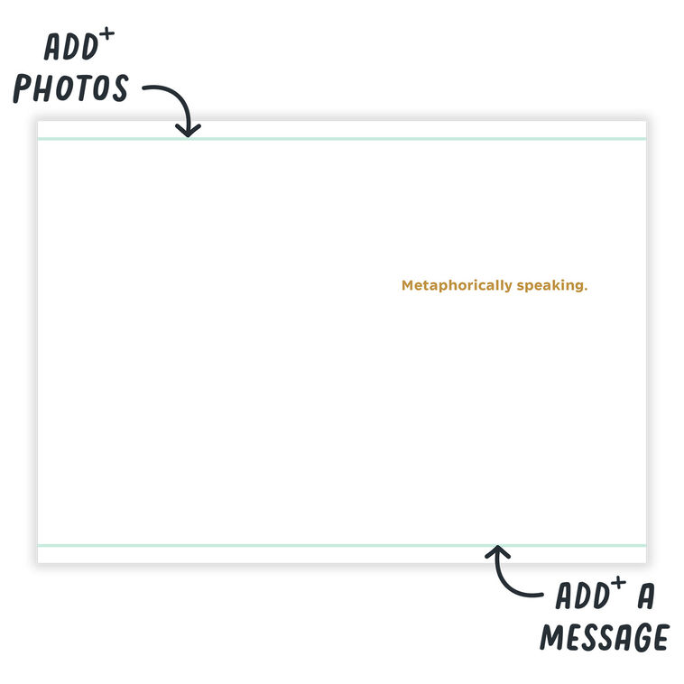 Love the Shit Outta You Folded Love Photo Card  image number 3