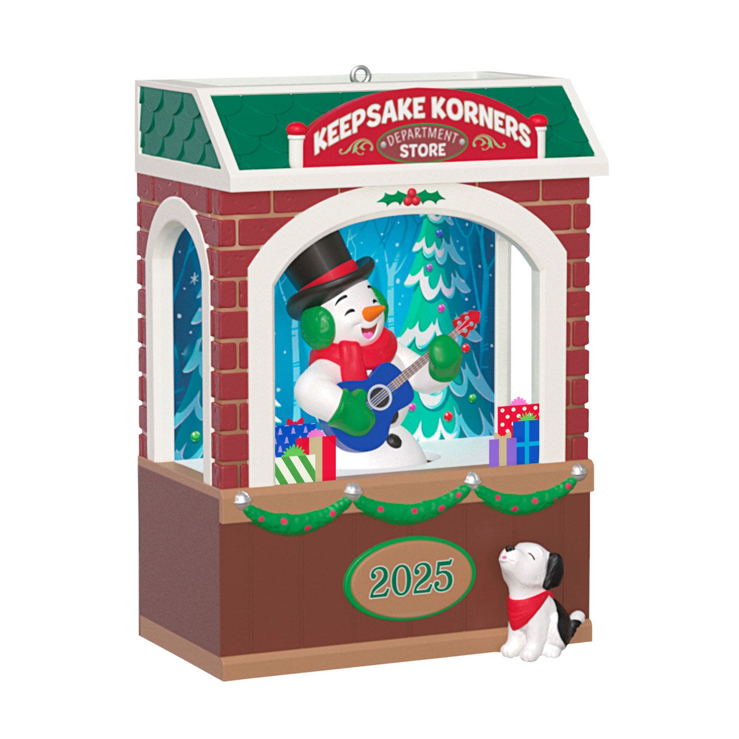 Rockin' Window Shopping 2025 Musical Ornament With Light and Rockin' Window Shopping 2025 Musical Ornament With Light and