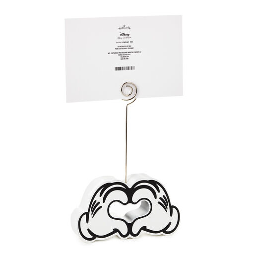 Disney Mickey Mouse Heart Hands Wire Photo Holder, 