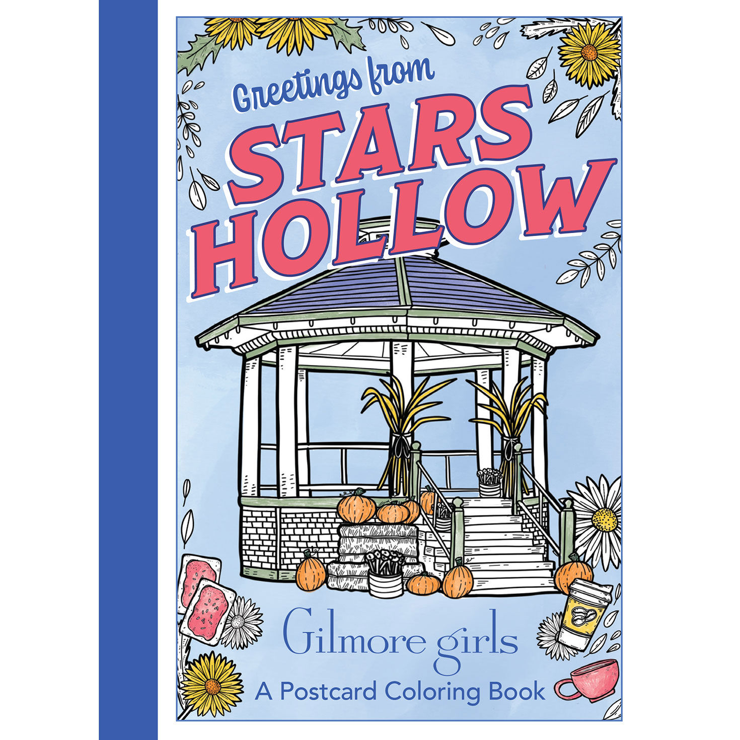 Gilmore Girls Stars Hollow Postcard Coloring Book cover image number 1
