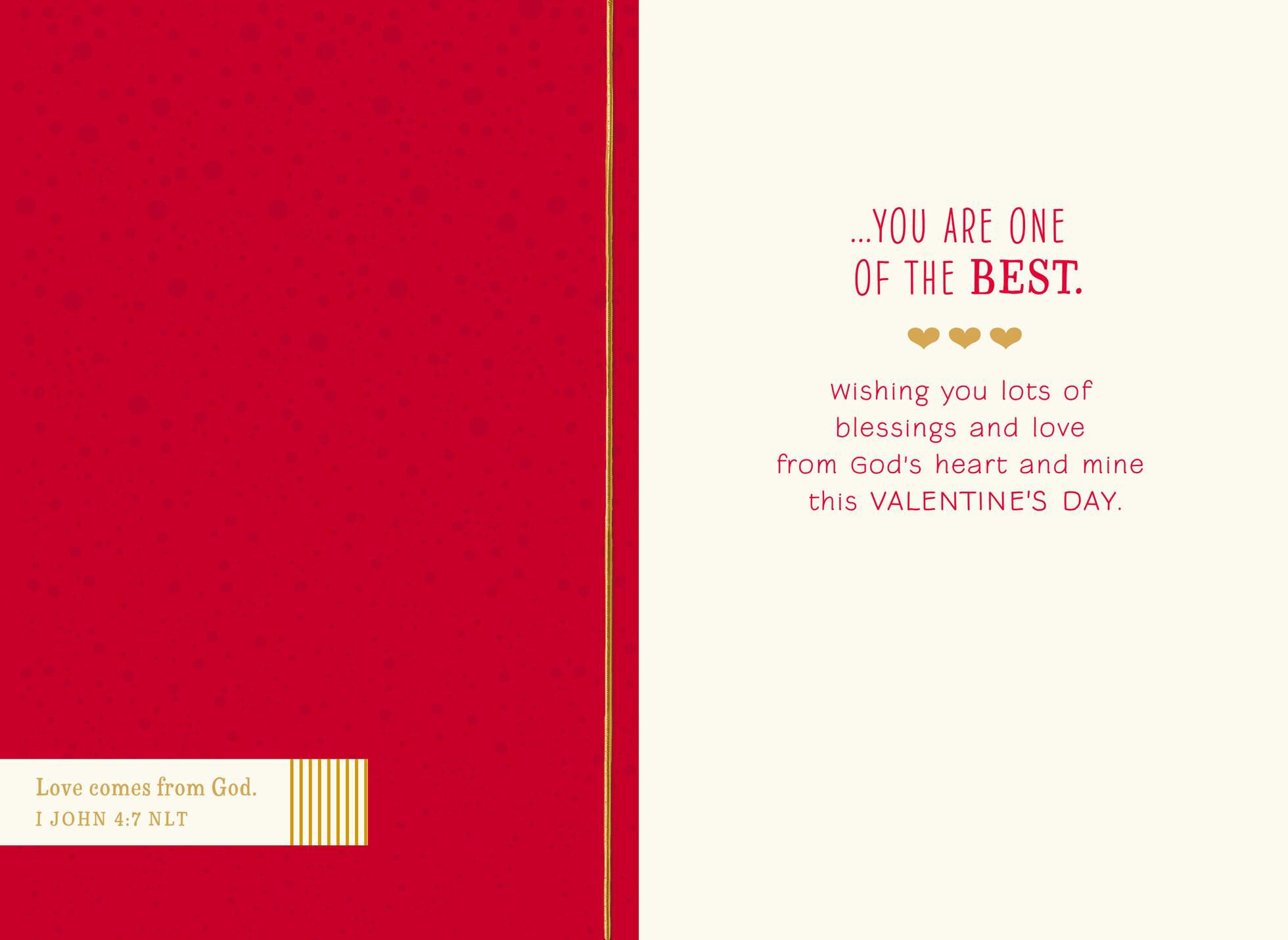 Blessings of Your Love Religious Valentine's Day Card