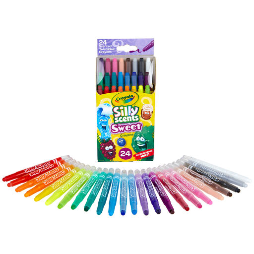 Crayola Silly Scents Twistable Crayons, 24-Count, 