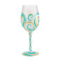 Lolita Ridin' the Waves Handpainted Wine Glass, 15 oz., , large image number 1