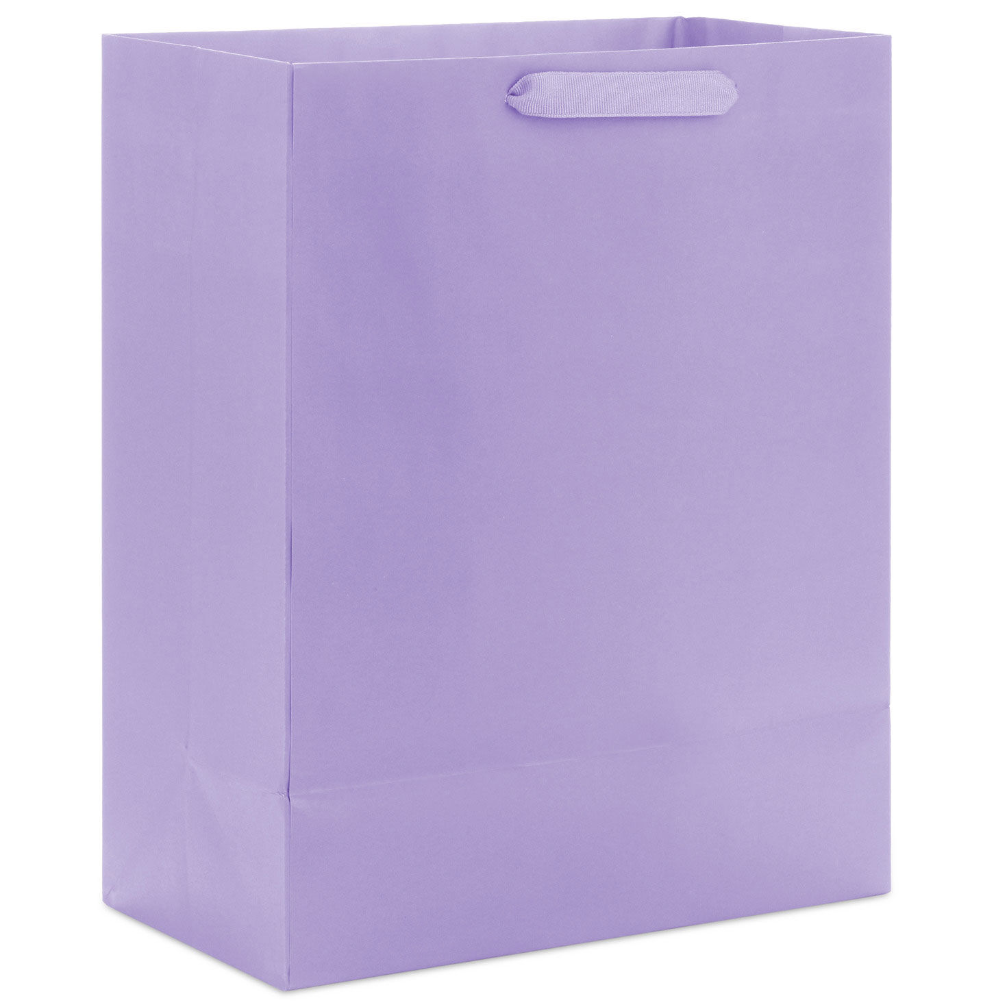 13" Solid Lavender Large Gift Bag, Lavender, large image number 6