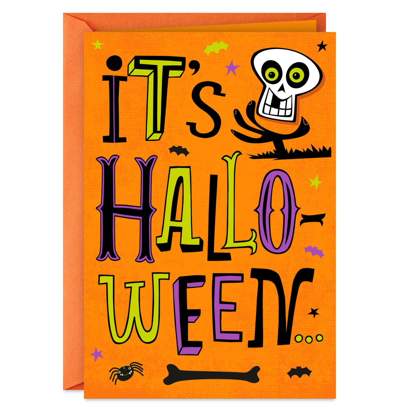 Party All Fright Long Halloween Card