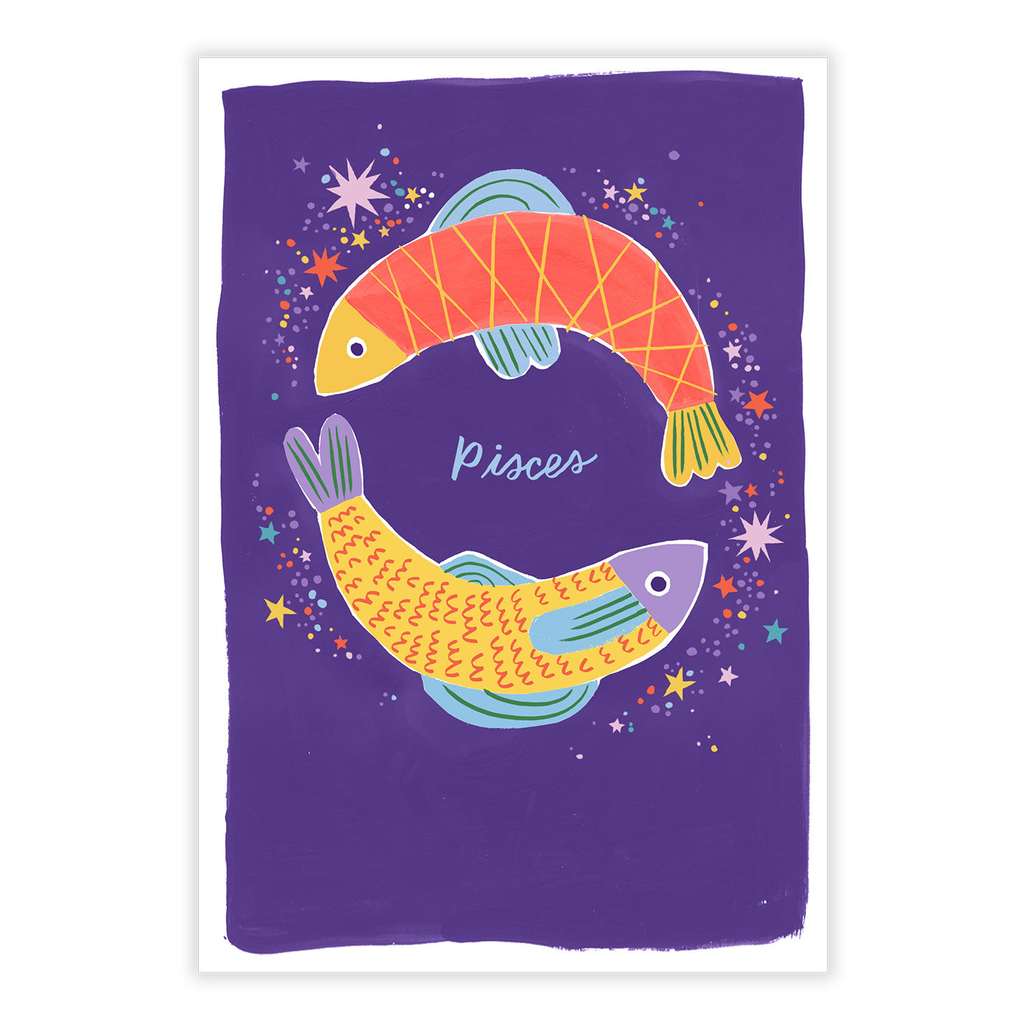 Bold and Bright Pisces Zodiac eCard, , large image number 2