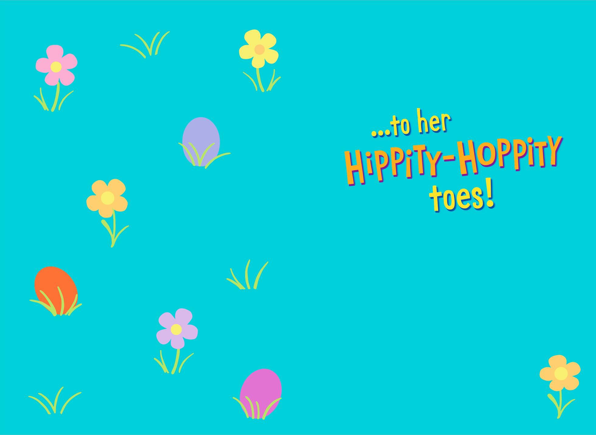 Great-Granddaughter Colorful Eggs Easter Card