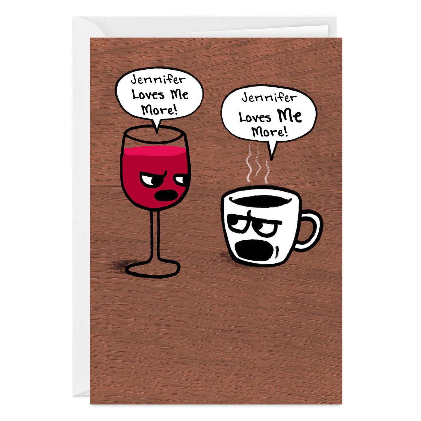 Feel the Love Today Funny Custom Card