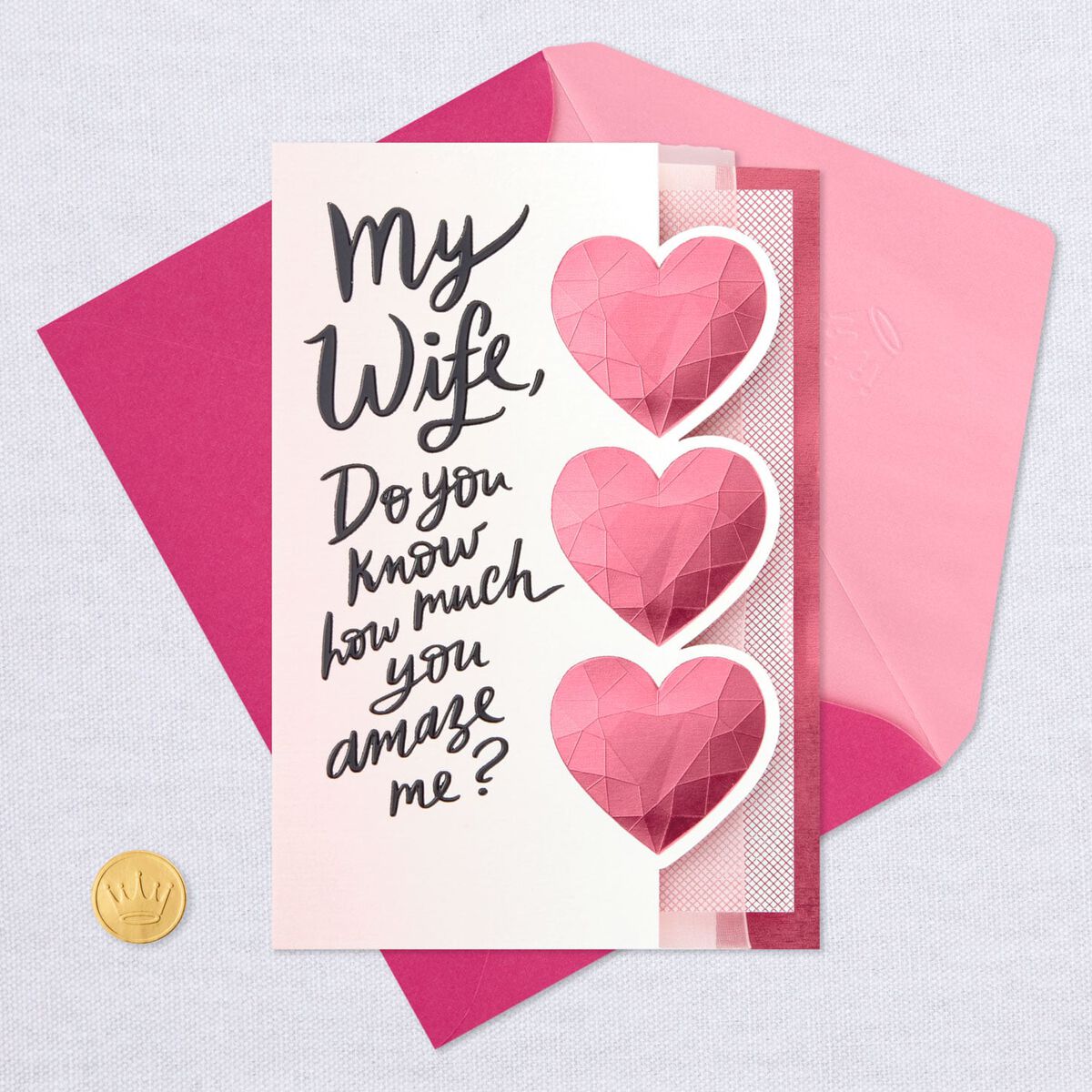 You Amaze Me Valentine's Day Card for Wife - Greeting Cards - Hallmark