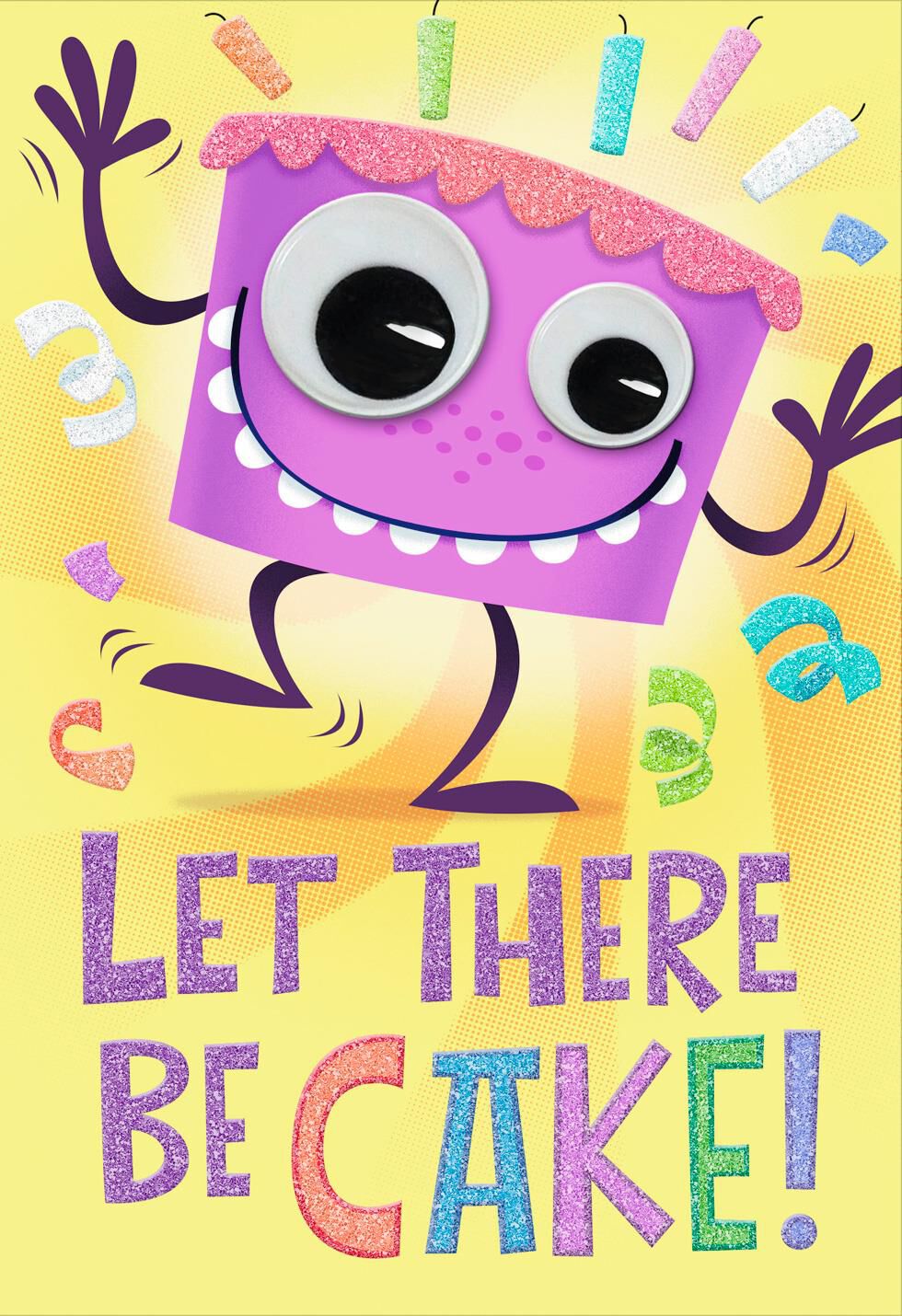 Let There Be Cake Birthday Card