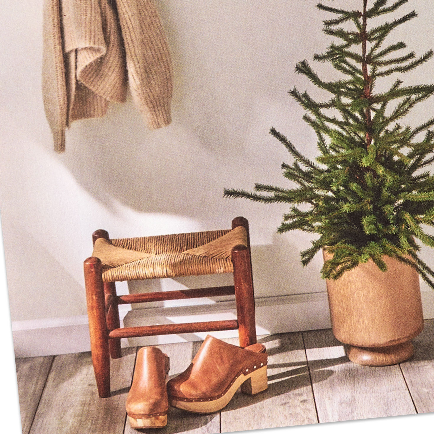 Holiday Entryway Daughter Christmas Card Card Front Detail image number 6