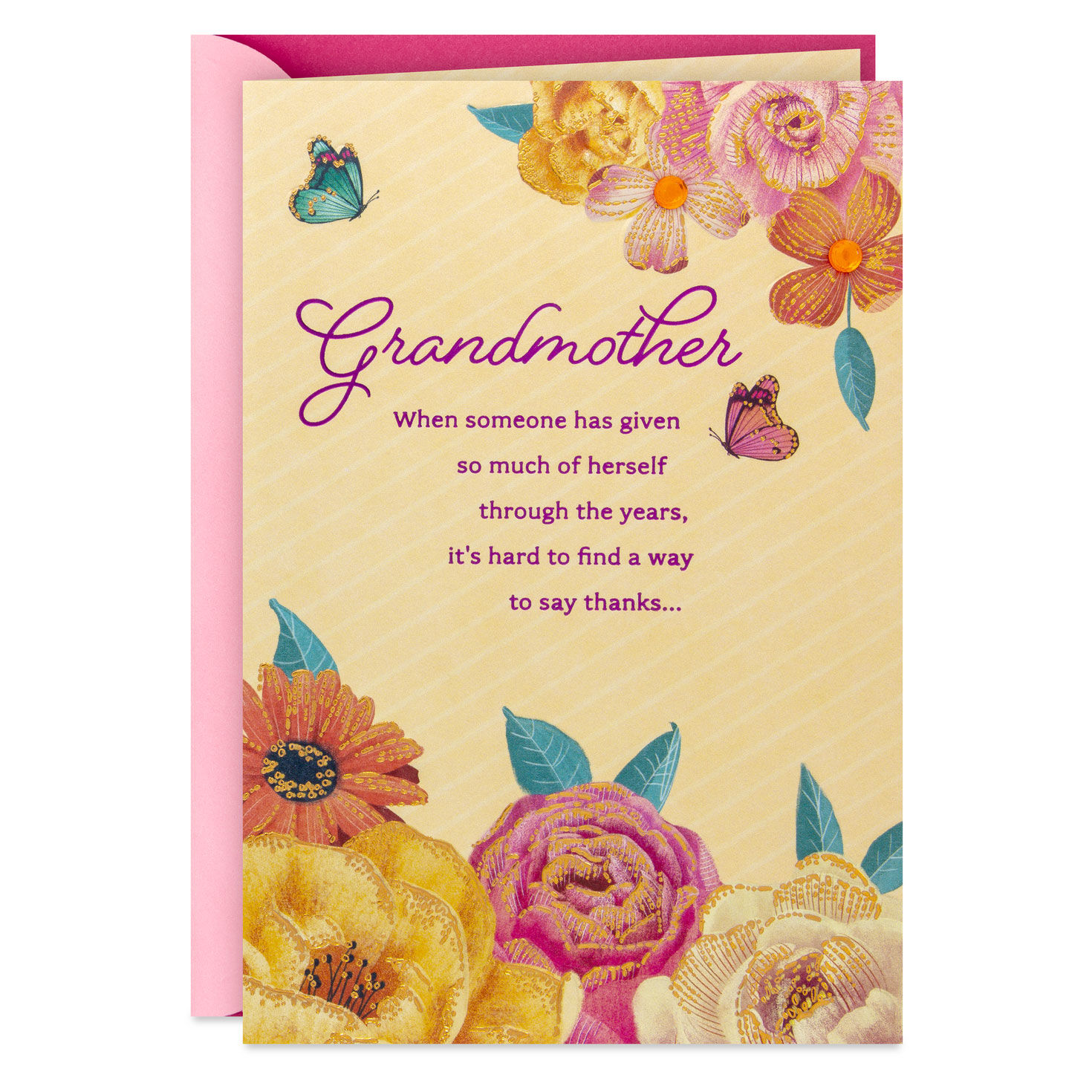 Thanks for All the Memories Mother's Day Card for Grandmother