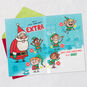 Santa and Farting Elves Funny Christmas Card With Sound Open card with envelope image number 4